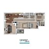 Hampstead Heath Luxury Homes in Hampton VA 3 Bed 2 Bath Floorplan 3 Bed 2 Bath Floorplan of Hampstead Heath Luxury Homes in Hampton VA